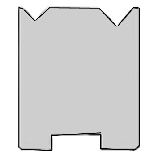 2V fixed slide rail lower die with one core