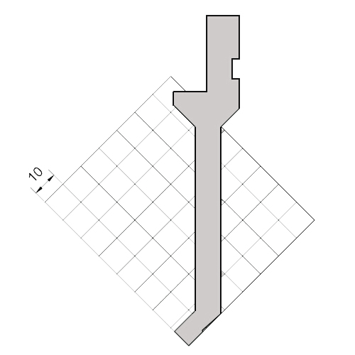 88°upper punch of right angle bending tool-2
