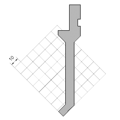 90°upper punch of right angle bending tool-2