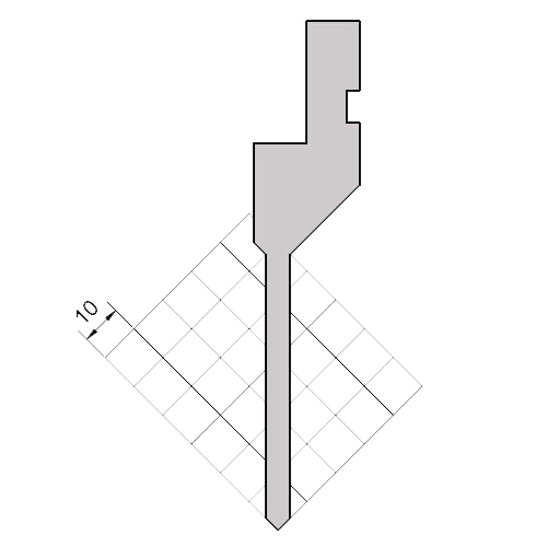 90°upper punch of right angle bending tool-3