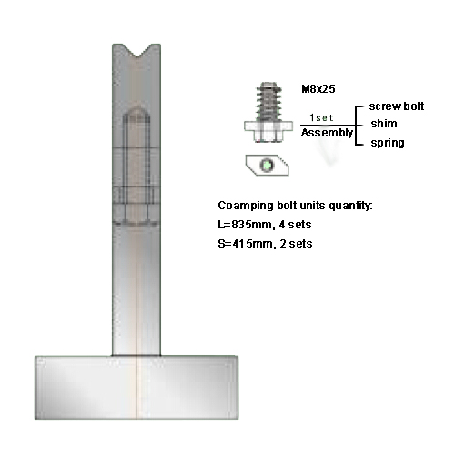 1v bolt fixed die holder