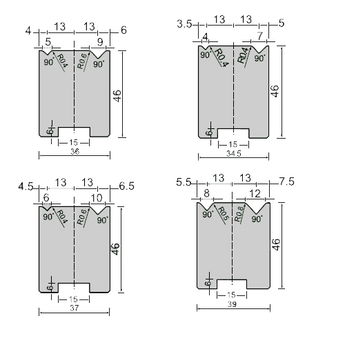 90 °2V fixed slide rail die with one core-1d