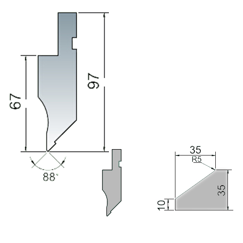 88°flanging avoid vacancy upper die-3d