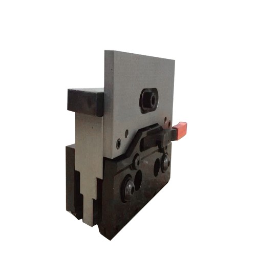 Clamps and holder for upper punch press brake tool